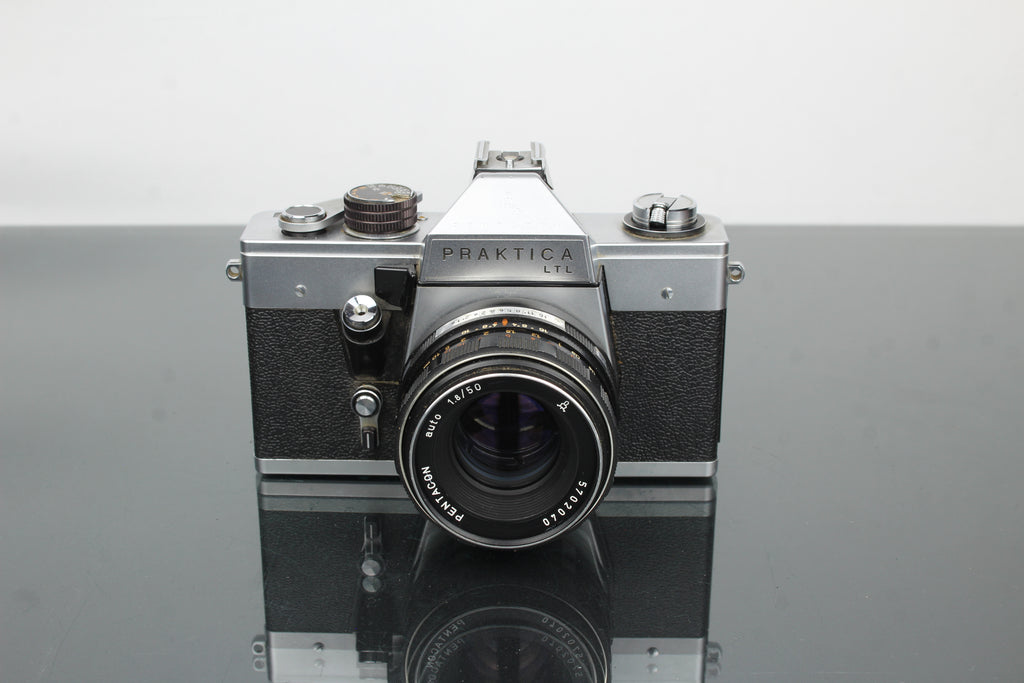 <tc>Praktica</tc> LTL + Obiettivo Pentacon 1.8/50