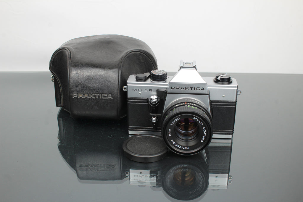 Praktica MLT 5 B + obiettivo Pentacon auto 1.8/50 (attacco M42)