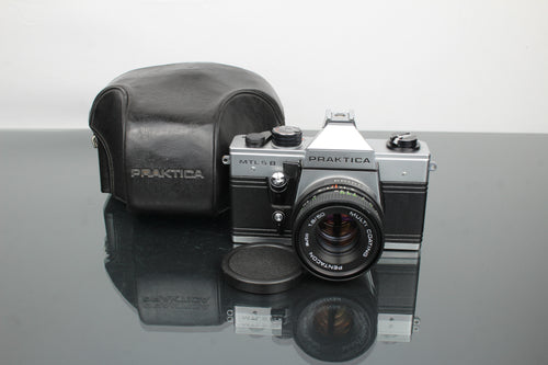 Praktica MLT 5 B + obiettivo Pentacon auto 1.8/50 (attacco M42)