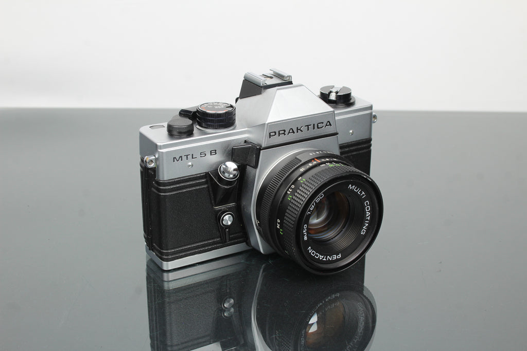 Praktica MLT 5 B + obiettivo Pentacon auto 1.8/50 (attacco M42)