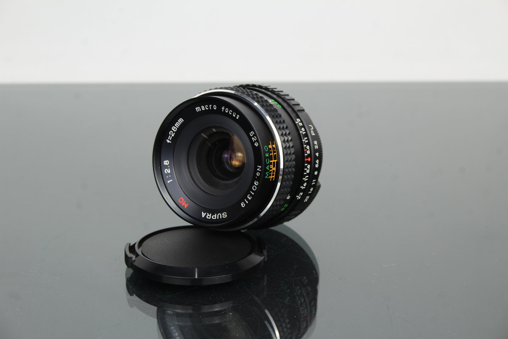Supra MC 1:2.8 F=28mm Obiettivo Macro a Fuoco Manuale (Attacco Sconosciuto)