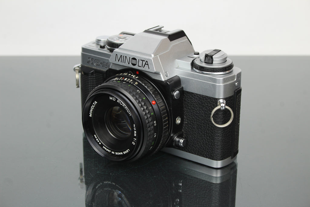 Minolta XG-M + obiettivo Minolta MD Rokkor 45mm 1:2