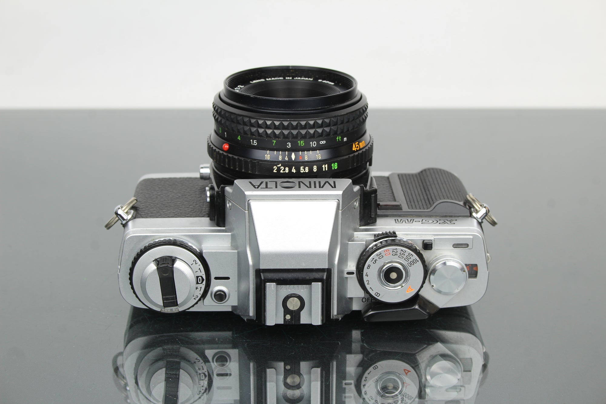 Minolta XG-M + obiettivo Minolta MD Rokkor 45mm 1:2