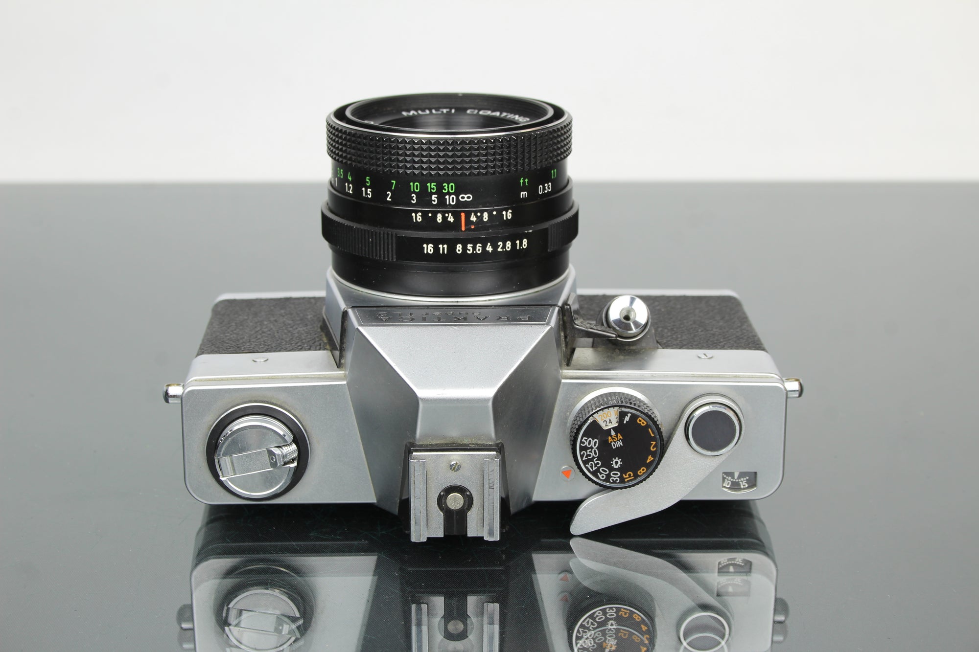<tc>Praktica</tc> super TL2 + obiettivo Pentacon elettrico 50mm 1.8 M42