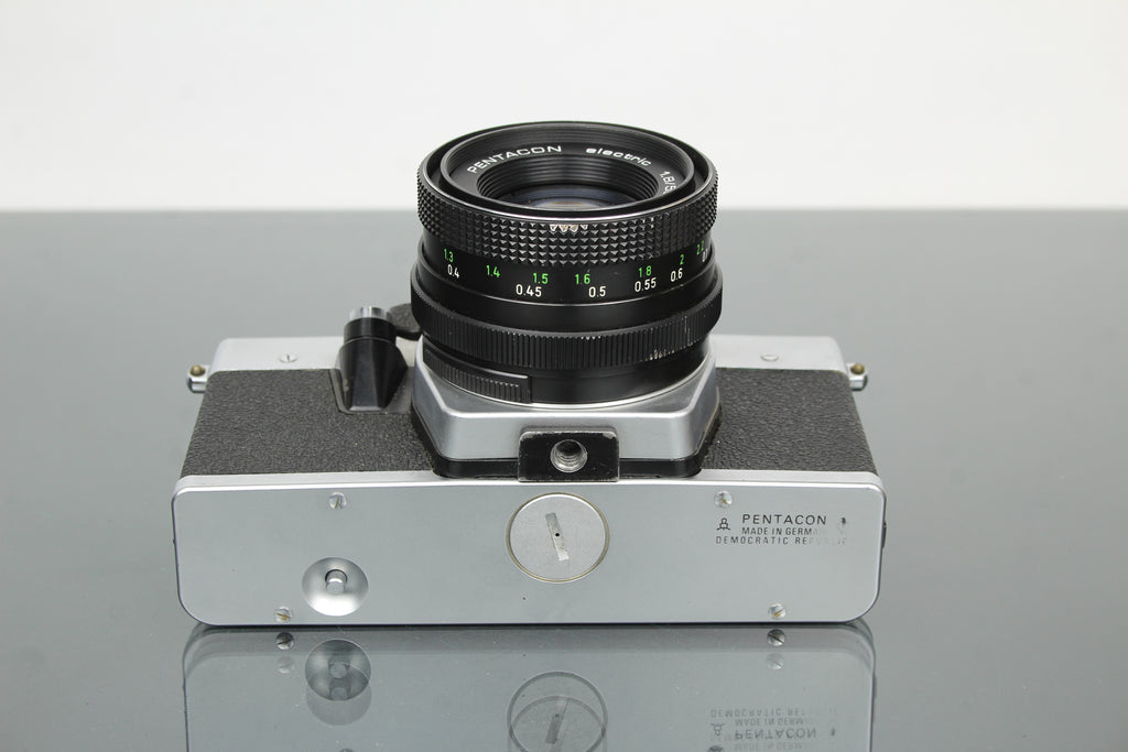 <tc>Praktica</tc> super TL2 + obiettivo Pentacon elettrico 50mm 1.8 M42