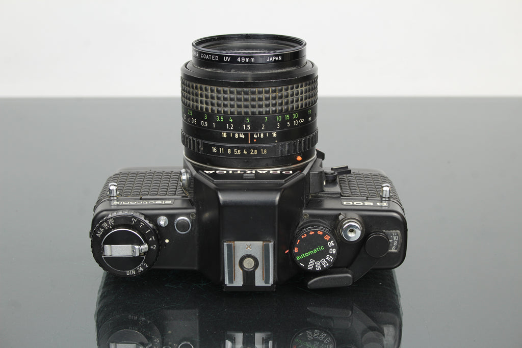 <tc>Praktica</tc> B200 elettronico +  <tc>Praktica</tc>r 50mm 1.8 obiettivo
