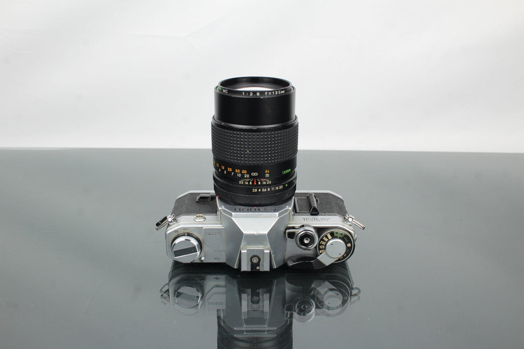 Canon AT - 1 + Viabrillant MC 135mm f/2.8 lens (FD mount) - Dutch|Thrift