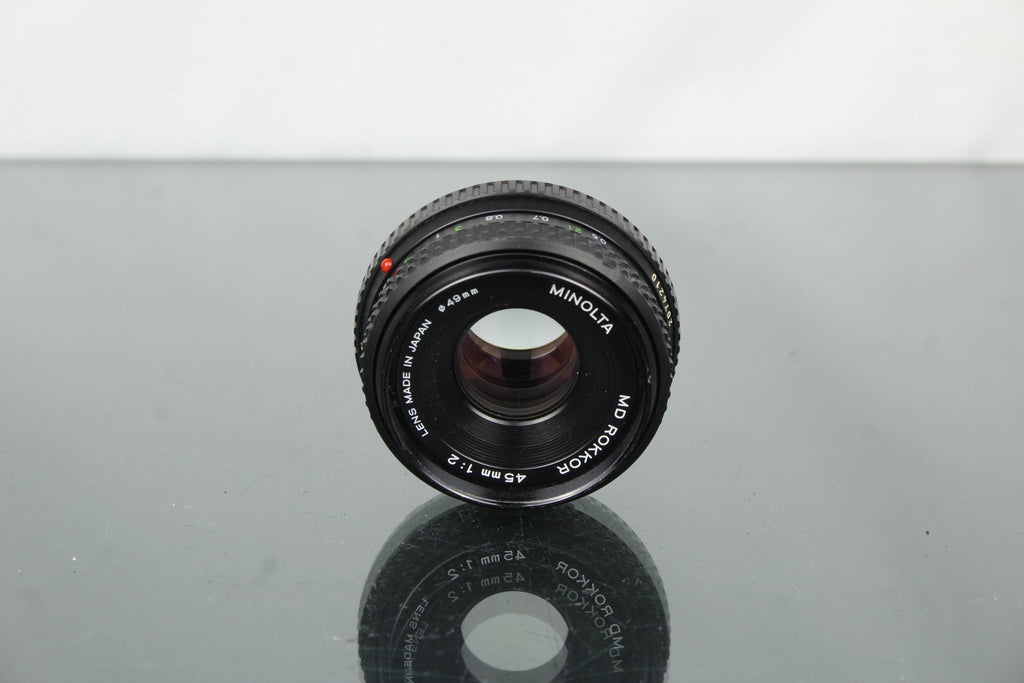 Minolta MD Rokkor 45mm 1:2 - Dutch|Thrift