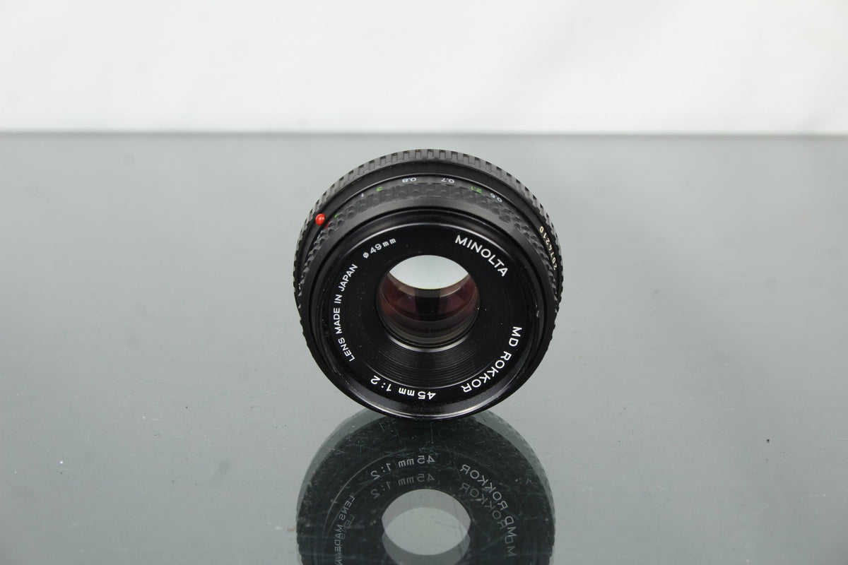 Minolta MD Rokkor 45mm 1:2 - Dutch|Thrift