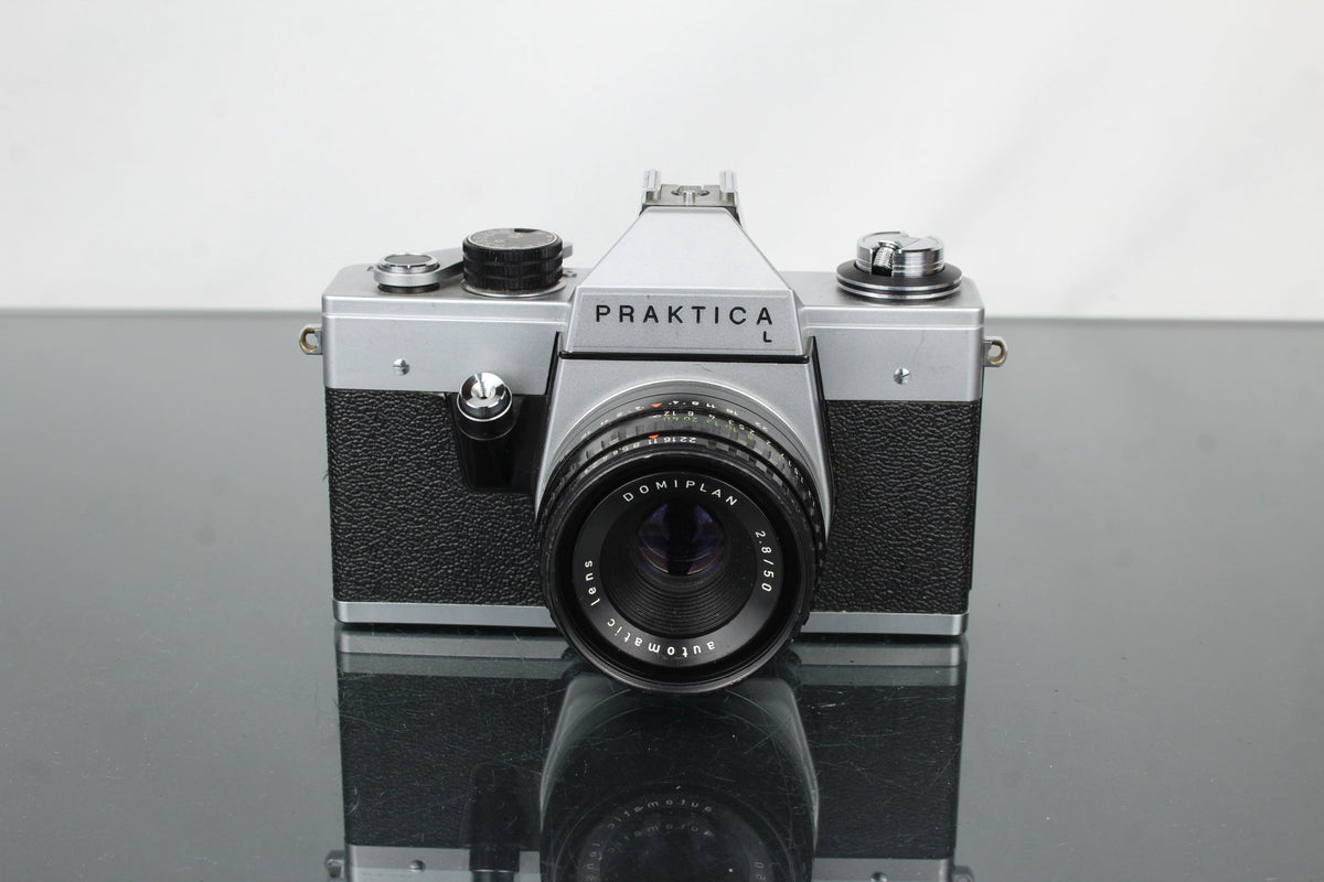 Praktica L + Domiplan 2.8/50 - Dutch|Thrift